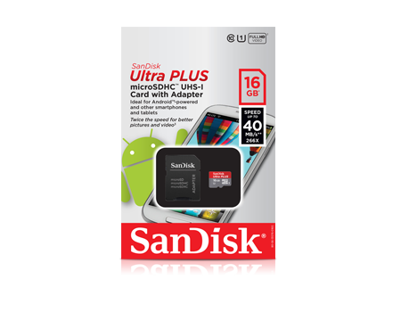 Memory SanDisk 16GB MircoSD Ultra Card