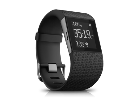 Fitbit Surge Smartwatch with Heart Rate Monitor - iPhone and Android