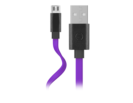 AT & T Flat Charge Sync Cable Micro