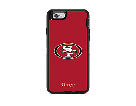 OtterBox Defender Series NFL San Francisco 49ers Case and Holster - iPhone 6/6s