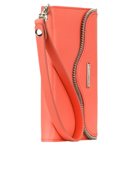 Rebecca Minkoff Leather Wristlet - Coral