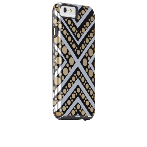 Rebecca Minkoff Tough Case - Metallic Chevron Dot