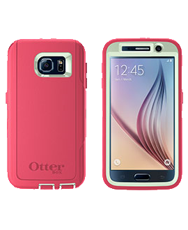 Samsung Galaxy S 6 OtterBox Defender Series Case - Melon Pop