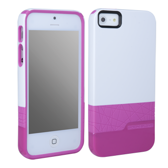 iPhone 5 Body Glove Diamond Case - White & Pink