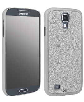Samsung GS4 Case Mate Glimmer Case - Silver