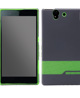 Sony Xperia Z Diamond Case - Slate & Neon Green