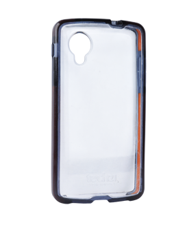 Google Nexus 5 Tech 21 Impact Snap Case - Clear with Black