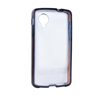 Google Nexus 5 Tech 21 Impact Snap Case - Clear with Black