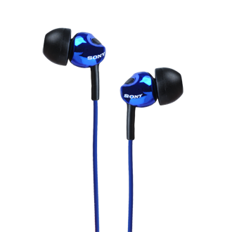 SONY MDR-X110 Wired Earbud - Blue