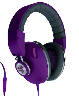 JLab Bombora Headphones - Purple & Grey