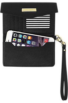 Saffiano Wristlet - Large