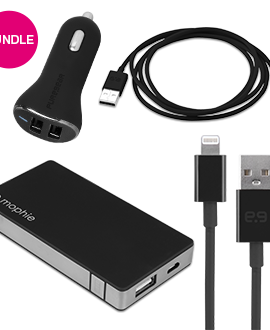Travel Charging Bundle - Black