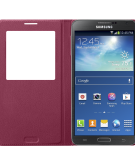 Samsung Galaxy Note 3 S-View Flip Cover - Magenta