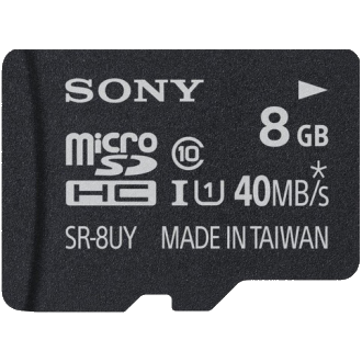 SONY microSDHC High Speed CL10 Memory Card - 8 GB