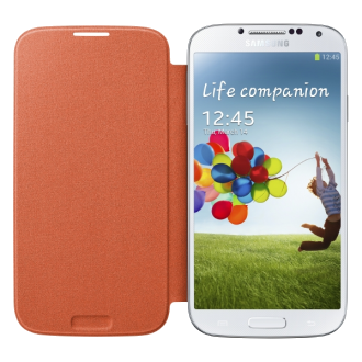 Galaxy S 4 Flip Cover - Orange