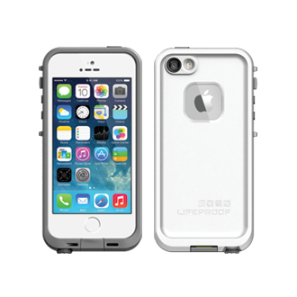 iPhone 5s LifeProof fre Case - White & Grey