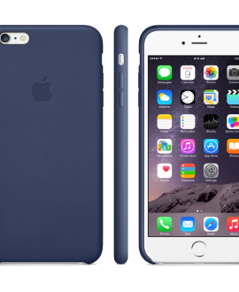 iPhone 6 Plus Leather Case - Midnight Blue