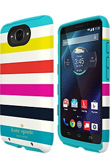 Dual Layer Case for Droid Turbo - Candy Stripe