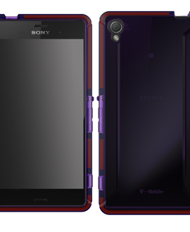 Sony Xperia Z3 Tech 21 Impact Tactical Case - Purple