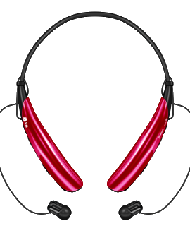 LG Tone Pro Stereo Bluetooth Headset - Pink