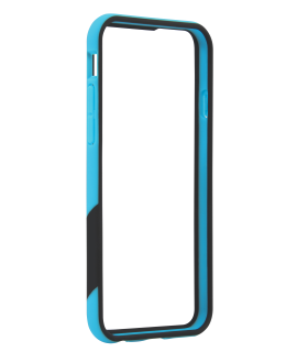 iPhone 6 TAVIK Outer Edge Bumper Case - Cyan & Black