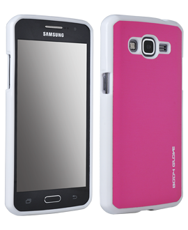 Samsung GALAXY GRAND Prime Body Glove Fusion Silk - White & Pink