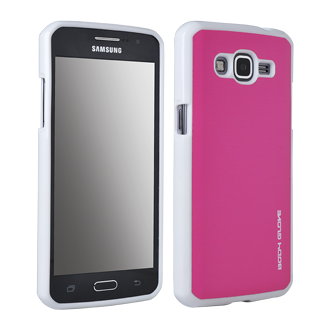 Samsung GALAXY GRAND Prime Body Glove Fusion Silk - White & Pink