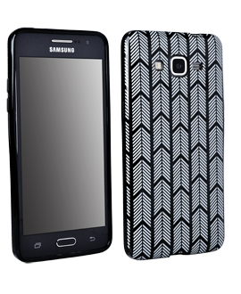 Samsung GALAXY GRAND Prime Flex Protective Cover - Black & White