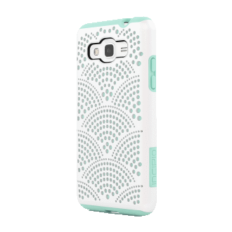 Samsung GALAXY GRAND Prime Incipio DualPro Detail Case - White & Mint