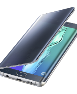 Samsung Galaxy S6 edge plus S-View Clear Flip Cover - Black Sapphire