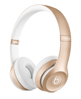 Beats Solo2 Wireless On-Ear Headphones - Gold