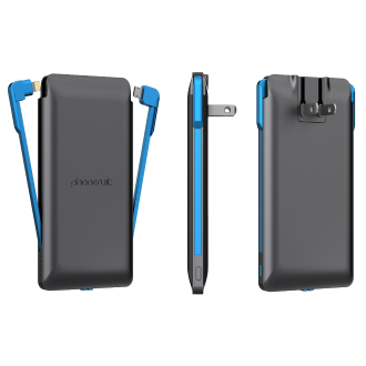 PhoneSuit Journey All-in-One Portable Charger - Black
