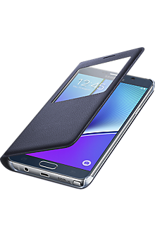S-View Cover for Samsung Galaxy Note 5 - Black Sapphire