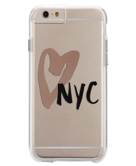iPhone 6/6s Case-Mate Naked Tough Case - Heart NYC