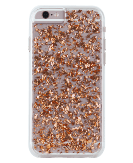 iPhone 6/6s Plus Case-Mate Karat Case - Rose Gold & Clear