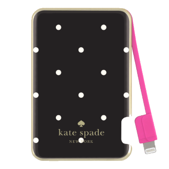 kate spade new york Charger with Lightning Cable - Larabee Dot