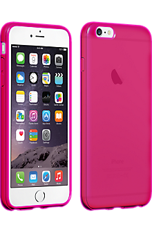 High Gloss Silicone Case for iPhone 6 Plus/6s Plus - Pink