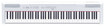 Yamaha - Full-size Keyboard With 88 Velocity-sensitive Keys - White