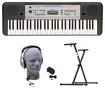 Yamaha - Portable Keyboard With 61 Full-size Keys - Dark Gray