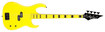 Dean - Custom Zone 4-string Full-size Electric Bass Guitar - Yellow