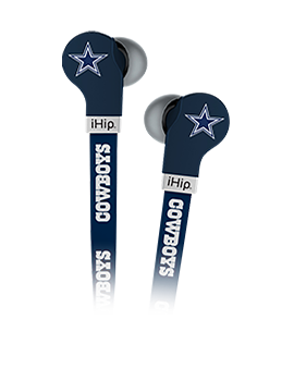 Zeikos FlatCord Earbuds NFL Dallas Cowboys