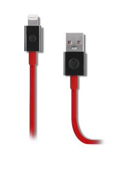 AT & T Charge and Sync Cable - Lightning to USB