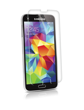 BodyGuardz Pure Tempered Glass Screen Protector with Express Align - Samsung Galaxy S 5