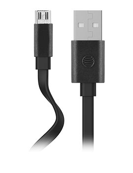 AT & T Flat Charge Sync Cable Micro