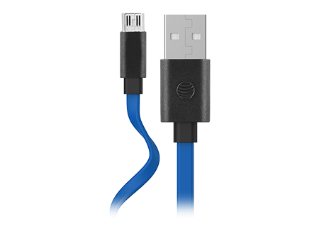 AT & T Flat Charge Sync Cable Micro