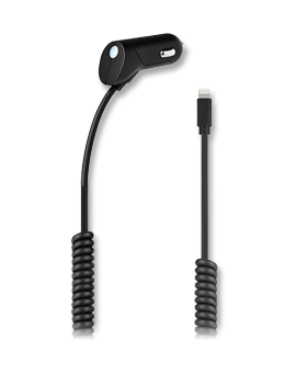 AT & T 2.1A Car Charger with Lightning cord