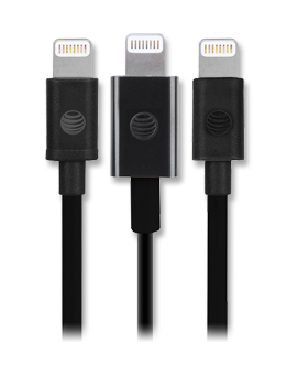 AT & T 3 Cable Bundle (9in/4ft/6ft) - Lightning