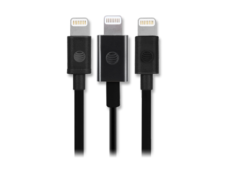 AT & T 3 Cable Bundle (9in/4ft/6ft) - Lightning