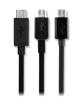 AT & T 3 Cable Bundle (9in/4ft/6ft) - Micro USB
