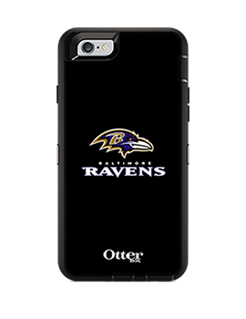 OtterBox Defender Series NFL Baltimore Ravens Case and Holster - iPhone 6/6s